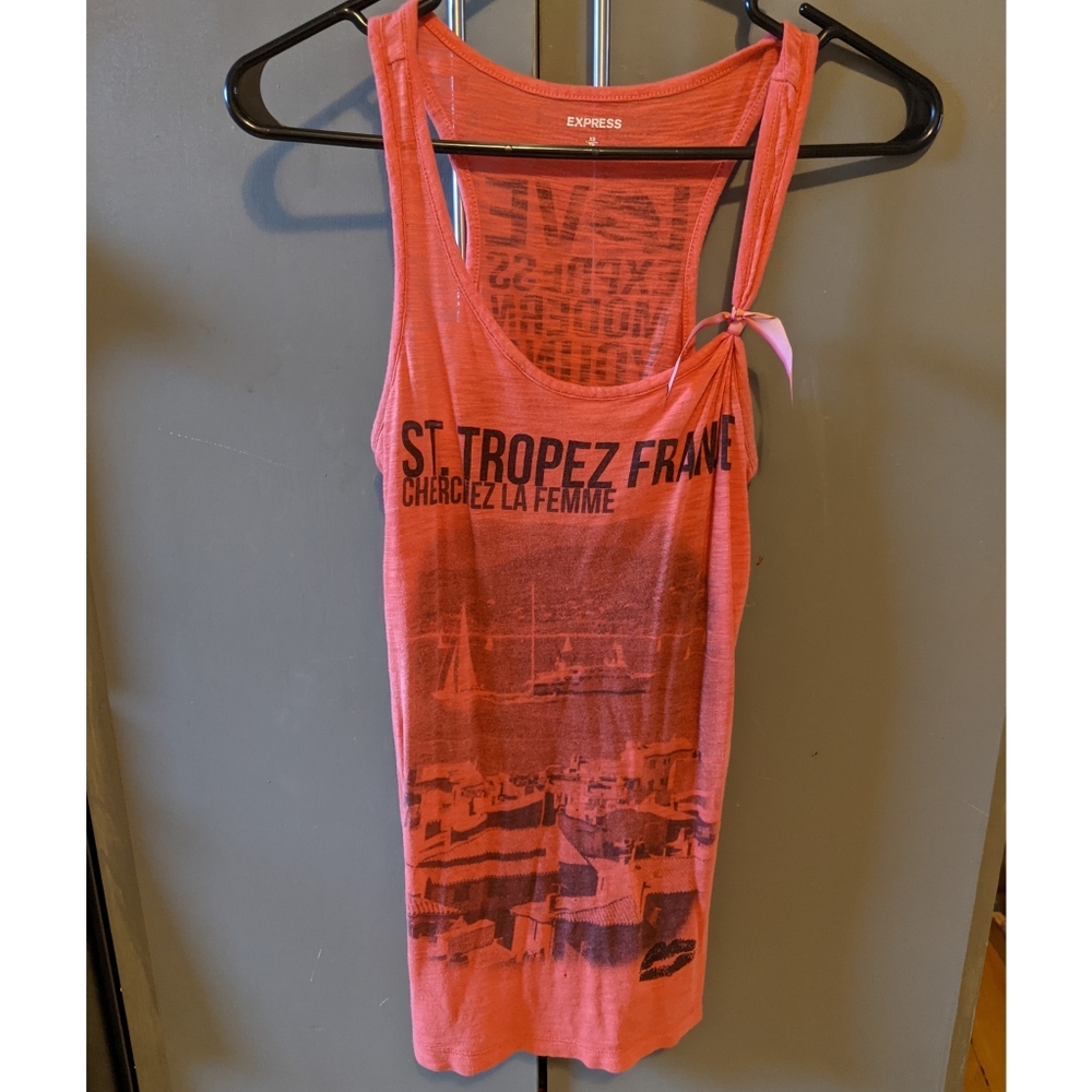 Express St. Tropez France graphic tank